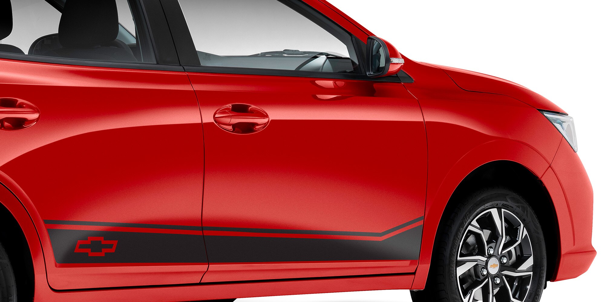 Calcomanía inferior recta para Chevrolet Aveo Hatchback 2025, accesorios externos para darle un look deportivo