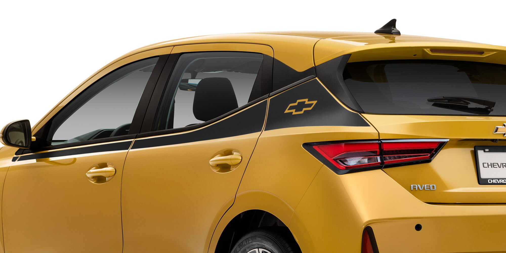 Calcomanía superior para Chevrolet Aveo Hatchback 2025, accesorios externos para darle un look deportivo