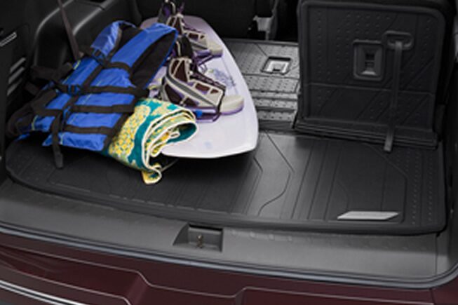 Tapete de cobertura extendida para cajuela de Chevrolet Traverse 2023, camioneta para 8 pasajeros