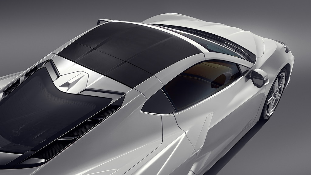 Kits fibra de carbon blanco para Chevrolet Corvette Stingray