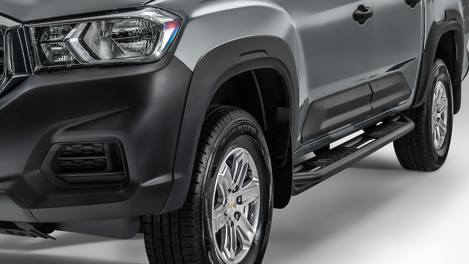 Fender flare es parte del kit de molduras para Chevrolet S10 Max 2025, camioneta pickup 4 cilindros